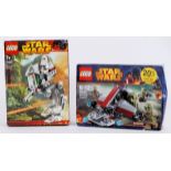 LEGO: Two Lego Star Wars boxed sets, the first being 7250 Clone Scout Walker (opened and built),