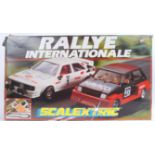 SCALEXTRIC; An original vintage Scalextric Rally Internationale racing set.