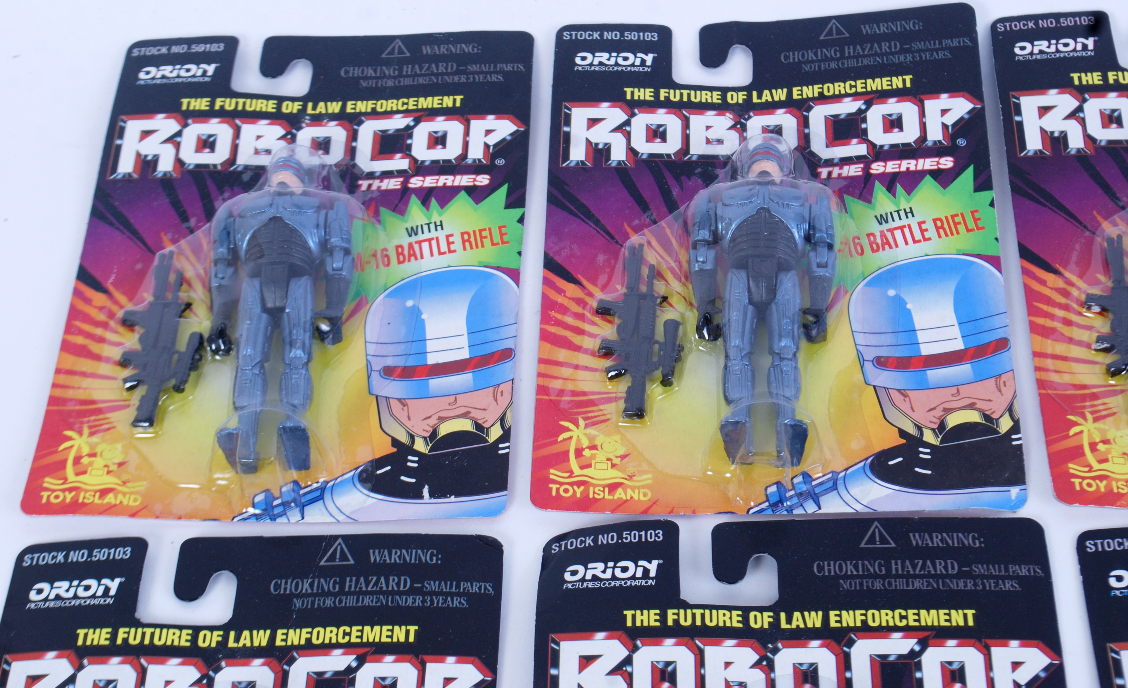 ROBOCOP: A collection of 10x Toy Island Orion licensed Robocop carded action figures. - Image 2 of 4