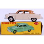 DINKY: An original vintage Dinky Toys 172 Studebaker LAnd Cruiser diecast model car.