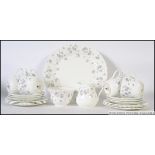 A chintzy bone china tea service from We