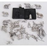 DIECAST SOLDIERS: A small quantity of likely unique diecast metal soldiers,