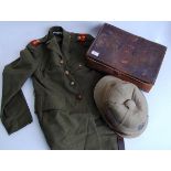 UNIFORM: An original vintage uniform belonging to an Officer Ethelstone - original jacket, belt,