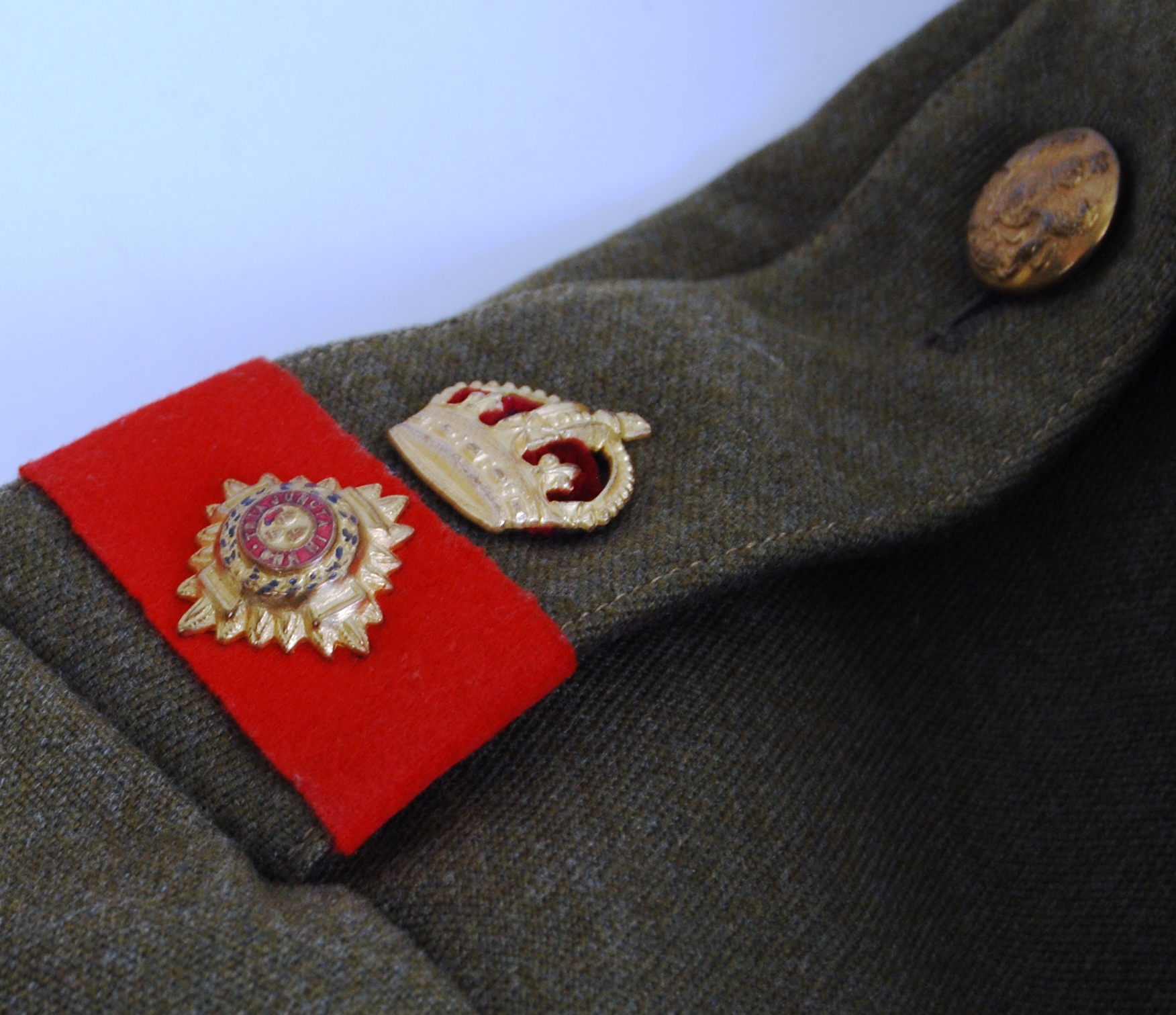 UNIFORM: An original vintage uniform belonging to an Officer Ethelstone - original jacket, belt, - Image 3 of 5