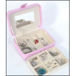 A collection of silver jewellery to include chains, ring, pendants,