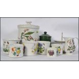 A collection of Portmeirion Botanic Gardens and other Portmeirion items to include a Pomona bread