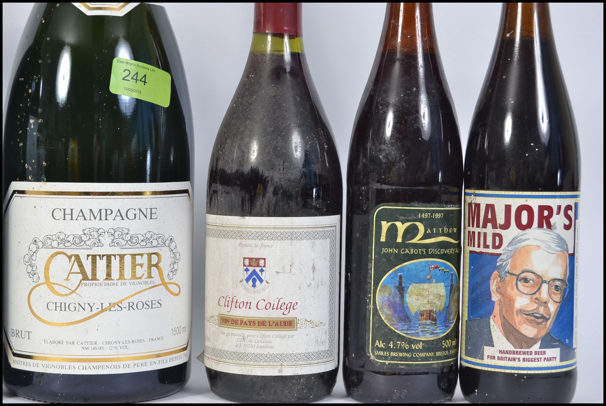 A collection of bottled Wine, Beer and Champagne to include a Magnum of Cartier champagne, - Image 2 of 3