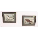 A pair of framed and glazed Basil Ede artist proof prints signed in pencil and blind stamp to