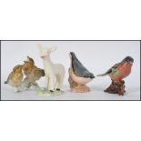 A Larry The Lamb Midwinter ceramic figurine marked to base together with a collection of ceramic