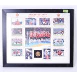 MANCHESTER UNITED: An original Danbury Mint limited edition 0628 framed coin display.