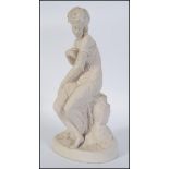 A reproduction sculptured classical marble figurine " Scented " after the original sculptured