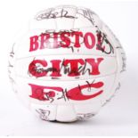 BRISTOL CITY: An original Bristol City FC likely mid-2000's squad fully signed ball.