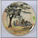 A vintage Royal Doulton charger / plate