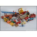 A collection of vintage diecast model cars to include Corgi, Lesney, Matchbox etc.
