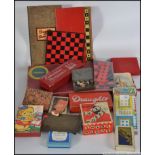 A good collection of vintage board and card games to include, draughts , Lexicon ,