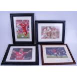 BRISTOL CITY: A collection of 4x assorted framed and glazed 8x10 photographs,