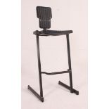 An Italian 20th century modernist Magis Condor Andries and Hiroko Van Onck bar stool of black