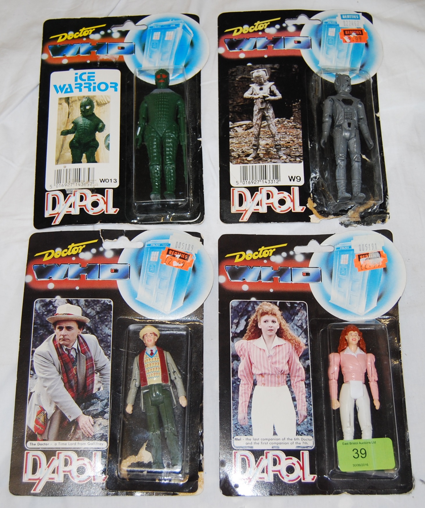 DOCTOR WHO; A collection of 4x vintage D