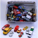 DIECAST: A box of assorted loose vintage