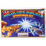 RICOCHET RACERS: An original seldom seen Palitoy Ricochet Racers ' Spiderman Set '.
