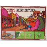 TIMPO: A rare vintage Timpo Toys ' Frontier Town ' plastic figure playset.