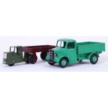 DINKY: Two vintage Dinky Toys diecast models, the first being a Bedford truck,