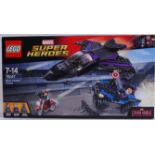 LEGO; A Lego DC Super Heroes 76047 ' Black Panther Pursuit ' set. Factory sealed and unopened.