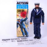 ACTION MAN: An original vintage 1964 Palitoy Action Man ' Sailor ' 'With Gripping Hands!' action