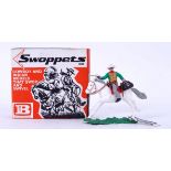 SWOPPETS: An original vintage Britains Swoppets 631 Cowboy ' Bank Robber, Mounted '.