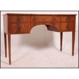 A good regency style mahogany and leathe