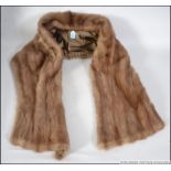 A quality long and wide fully lined mink