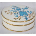 An 18th century porcelain pin dish with