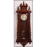 A stunning Victorian walnut large Gustav