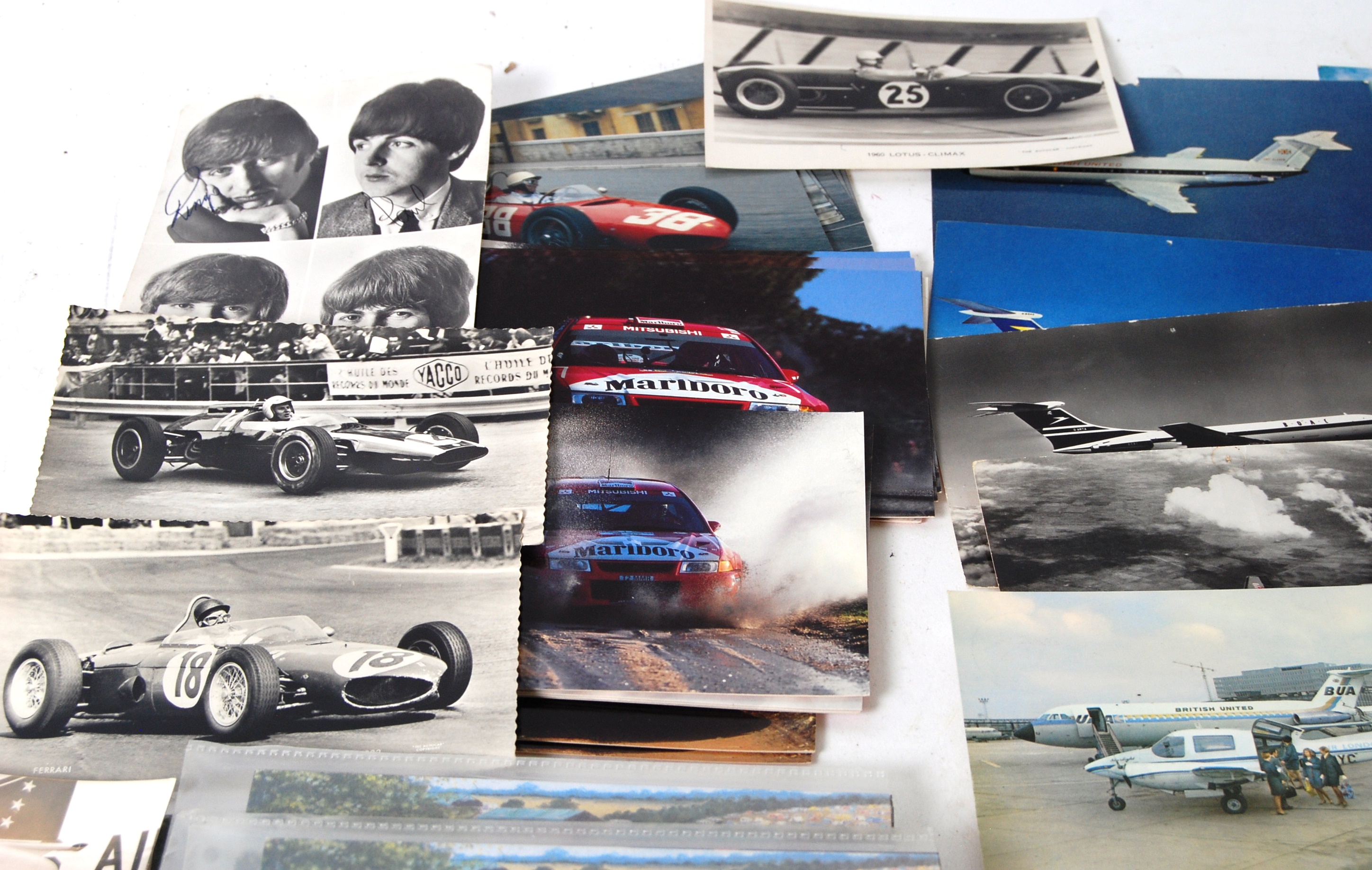 POSTCARDS: A collection of postcards and photographs, mostly all transport related, - Image 3 of 3