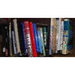 MILITARY BOOKS: Two boxes of assorted military and related books - various titles and topics to