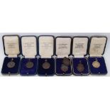 MEDALS: A collection of 6x medals, all awarded to a Mr Mason from Eltham College.