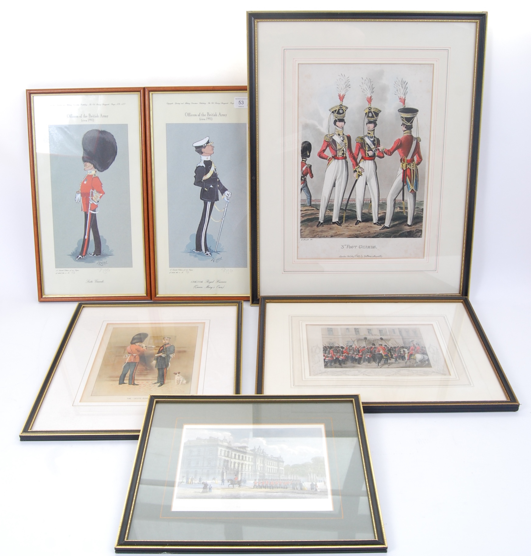 MILITARY PRINTS: A collection of antique and 20th century military interest and related prints.