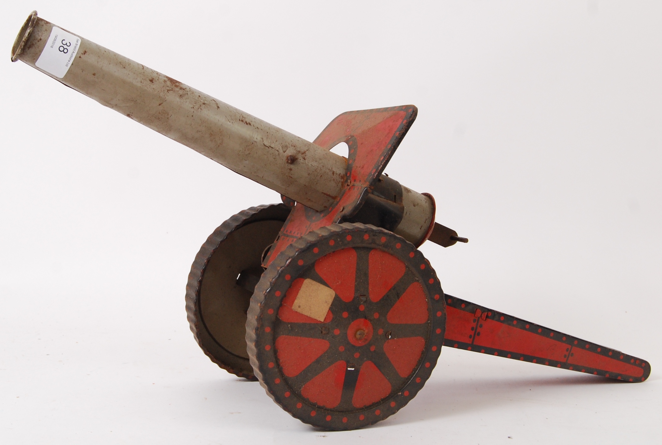 WOODHAVEN CANNON: An original vintage likely pre-war USA made Woodhaven Metal Co.