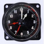 SMITHS MKII COCKPIT CLOCK: An original WWII Second World War era Smiths MkII 8 day clock.