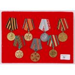 MEDALS: A collection of assorted Russian and related commemorative medals,