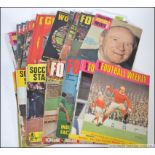 a collection of football magazines dating from the 1960's to include Charles Buchan's Football,