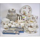 An extensive collection of Worcester Evesham dinner service to include tureens, plates, cruets,