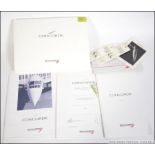 A collection of items pertaining to Concorde from a flight by Concorde on August 4th 1996,