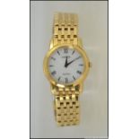 A good ladies Citizen Ecodrive wristwatch with white face and roman numeral chapter ring with