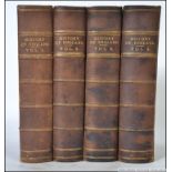 Vol 1 to Vol 4 of a The Comprehensive History of England Civil and Military printed by Blackie and
