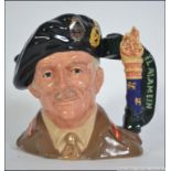 A Royal Doulton Character mug - Field Marshall Montgomery D6908 El Alamein Edition modelled by