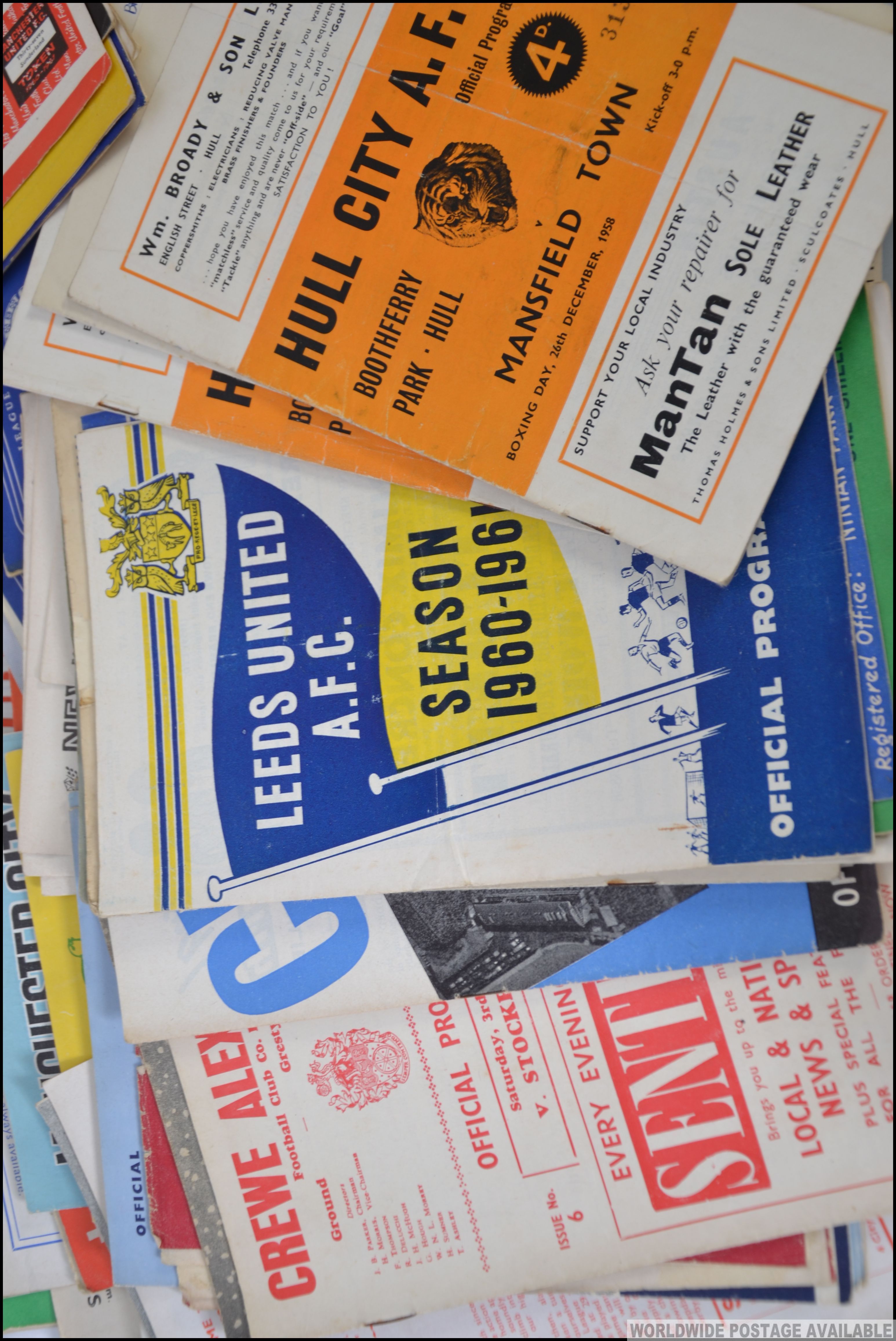 A collection of post war football programmes with the earliest dating to 1948 England V Scotland - Image 10 of 11
