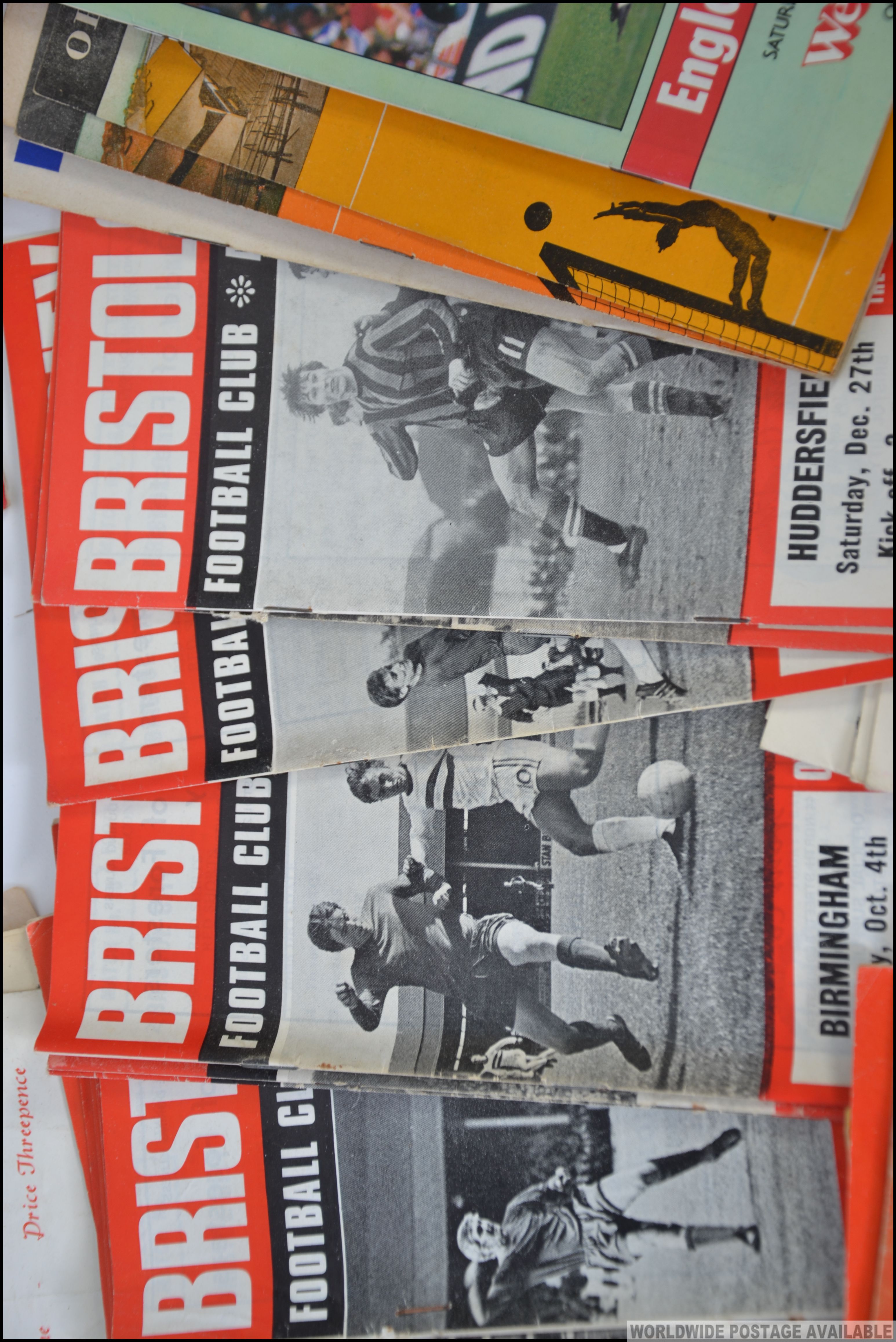 A collection of post war football programmes with the earliest dating to 1948 England V Scotland - Image 3 of 11