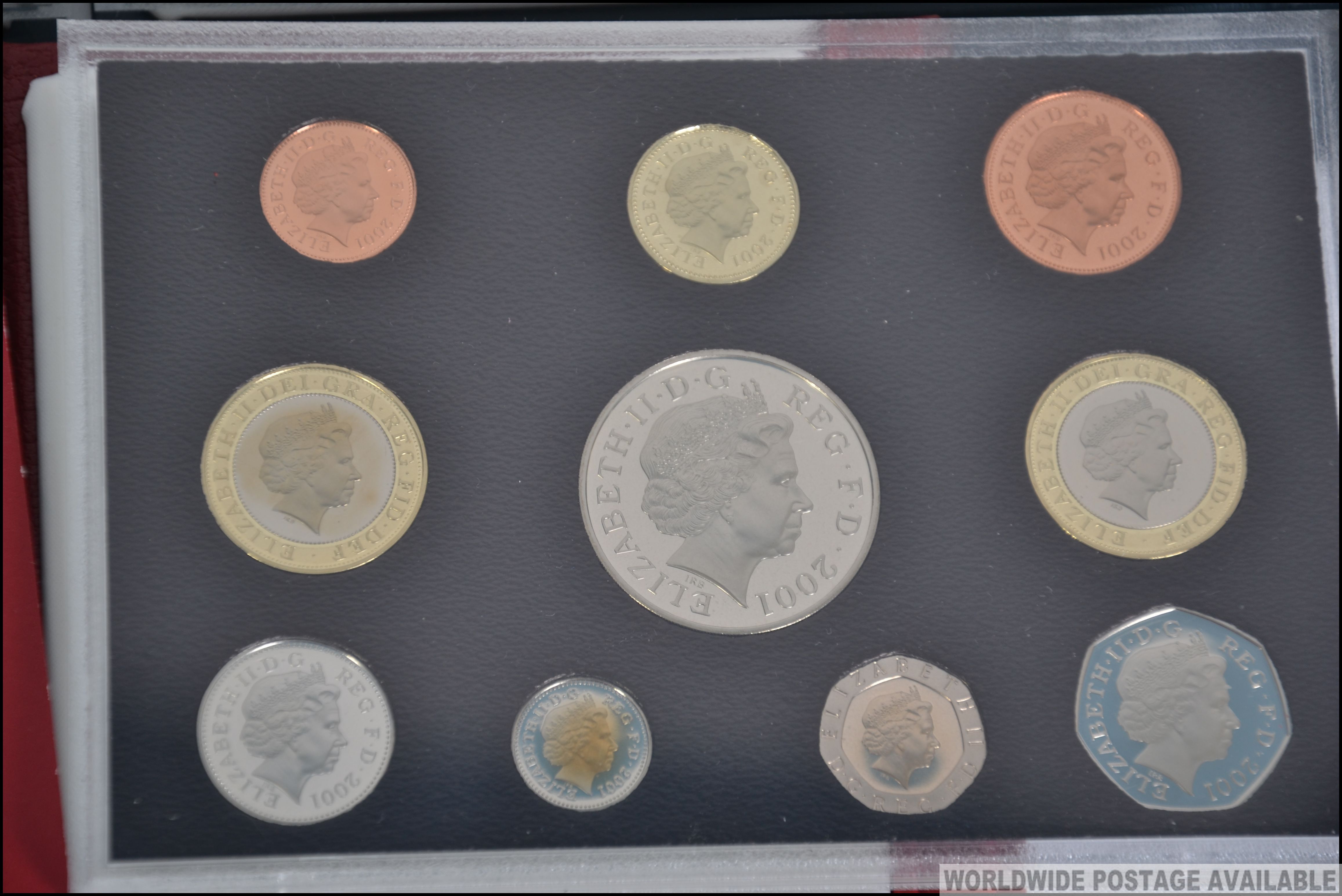 A collection of 3 United Kingdom proof coin sets 1999 x 2 and a 2001 de-lux proof set all with - Image 4 of 5