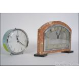 A 1930's Smith Art Deco mantel clock in